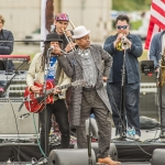 Fishbone performing at Bernie Sanders Rally in San Francisco, June 6, 2016