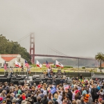 Yarn performing  at Bernie Sanders Rally in San Francisco, June 6, 2016