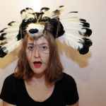 Deadbird headpieces by Dominoe Farris-Gilbert