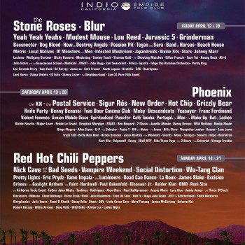 Coachella 2013 line up poster official