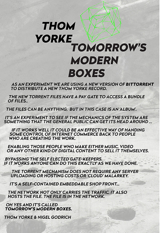 THOM YORKE'S TOMORROWs MODERN BOXES