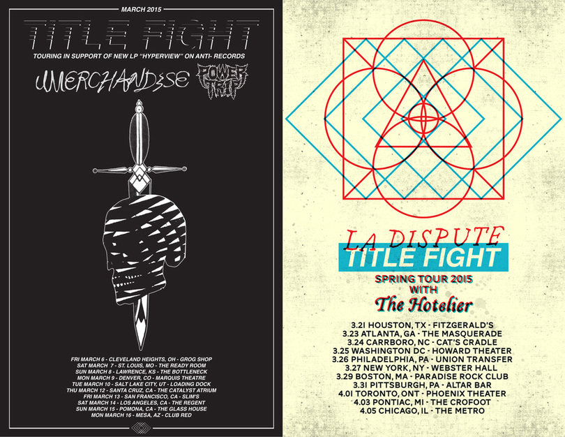 Title Fight Tour Flyer