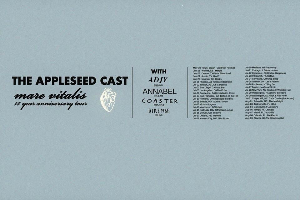 The Appleseed Cast Tour Flyer