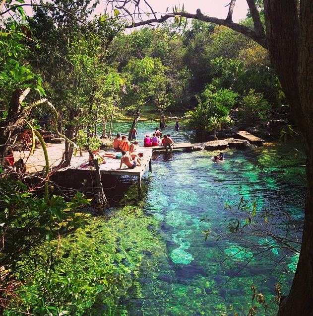 cenote azul best things to do in Tulum