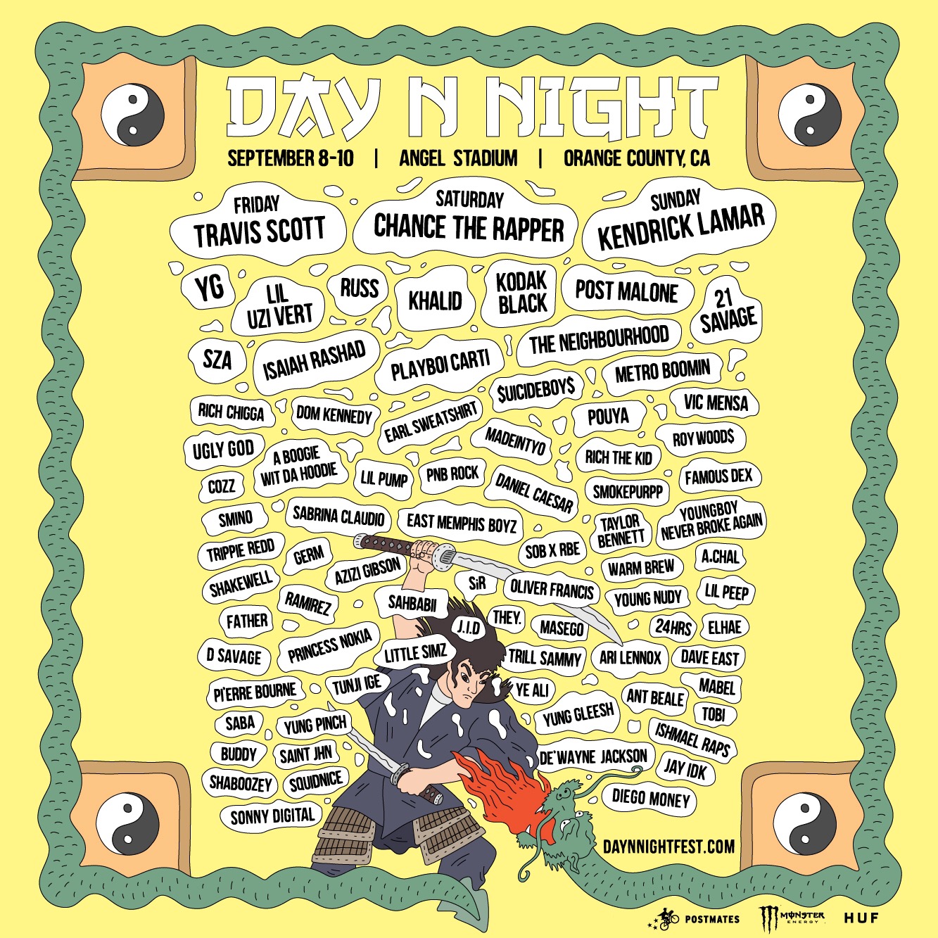 Day n Night festival lineup 2017