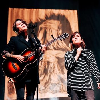 Tegan and Sara at the Ace Theatre in DTLA shot by Danielle Gornbein