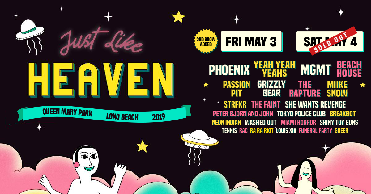 Just Like Heaven Fest adds a second festival date at the Queen Mary