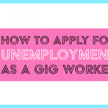 gig workers unemployment how to