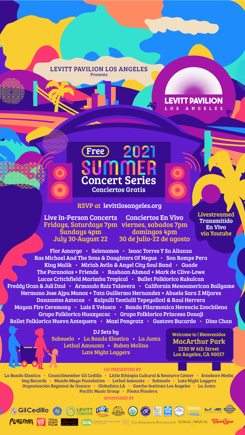 Levitt Pavilion Los Angeles Returns to MacArthur Park for their FREE Summer Concerts series