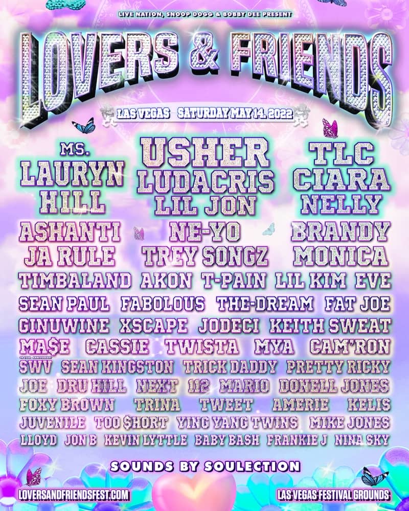 Lovers & Friends music festival comes to Las Vegas featuring Lauryn
