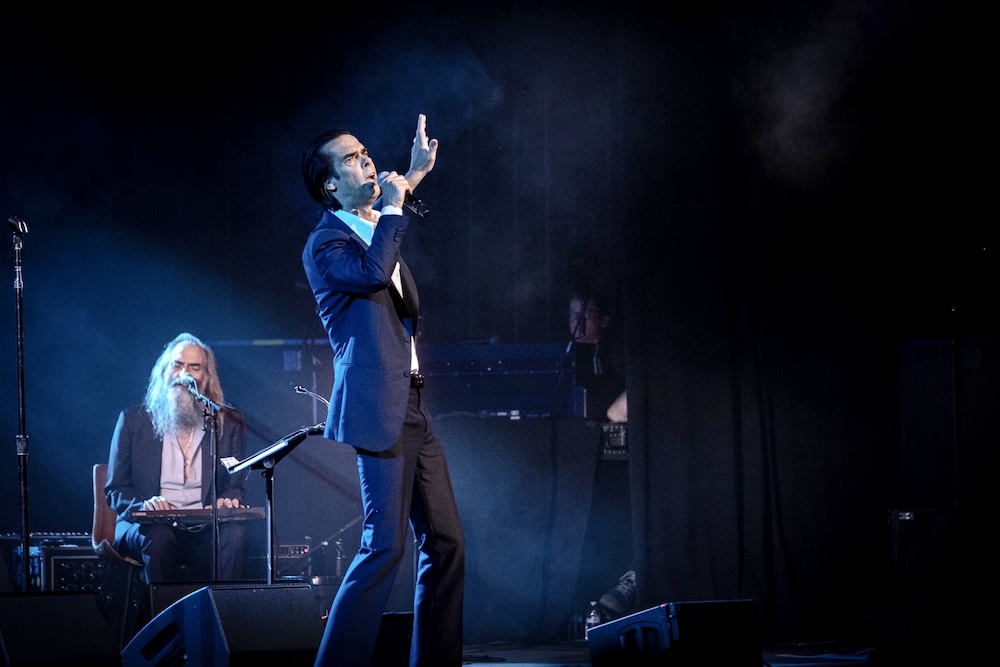 Nick Cave and Warren Ellis at the Orpheum Theatre Los Angeles photos