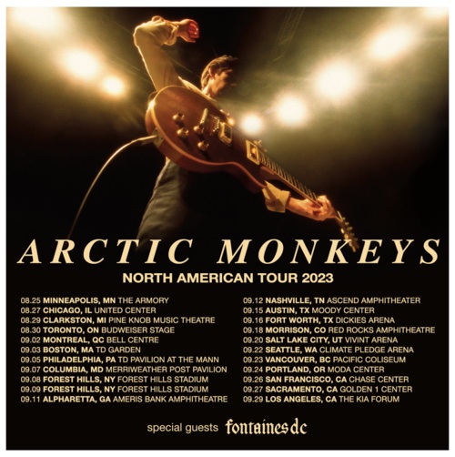 Arctic Monkeys tour Dates 2023