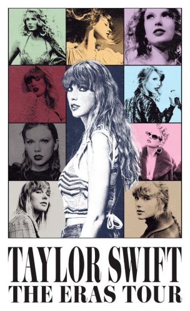 TaYlor Swift Eras Tour Poster official 