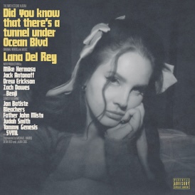 Lana Del rey new album art for  ‘Did You Know That There’s A Tunnel Under Ocean Blvd’