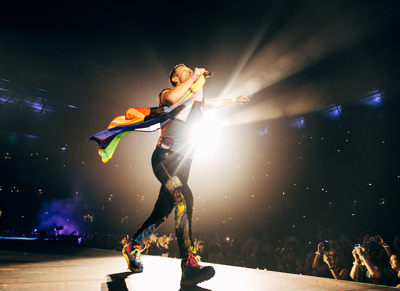 Coldplay live photo by Stevie Rae Gibbs