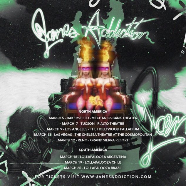 Jane's Addiction 2023 tour dates