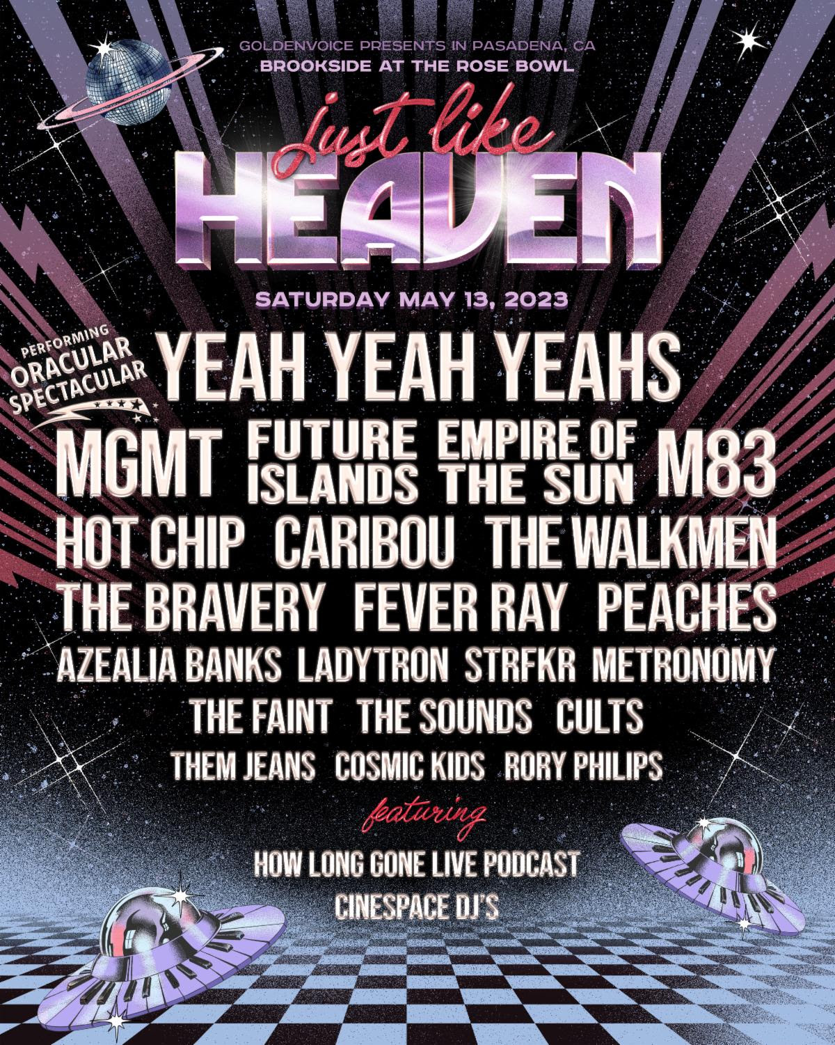 just like heaven festival lineup 2023