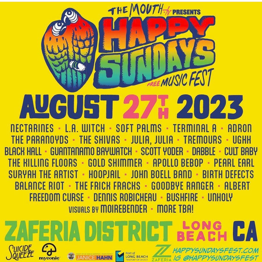 HAPPY SUNDAYS Brings its Annual Free Music Festival Back to Long Beach ...