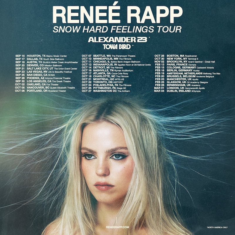 gigs and tours renee rapp